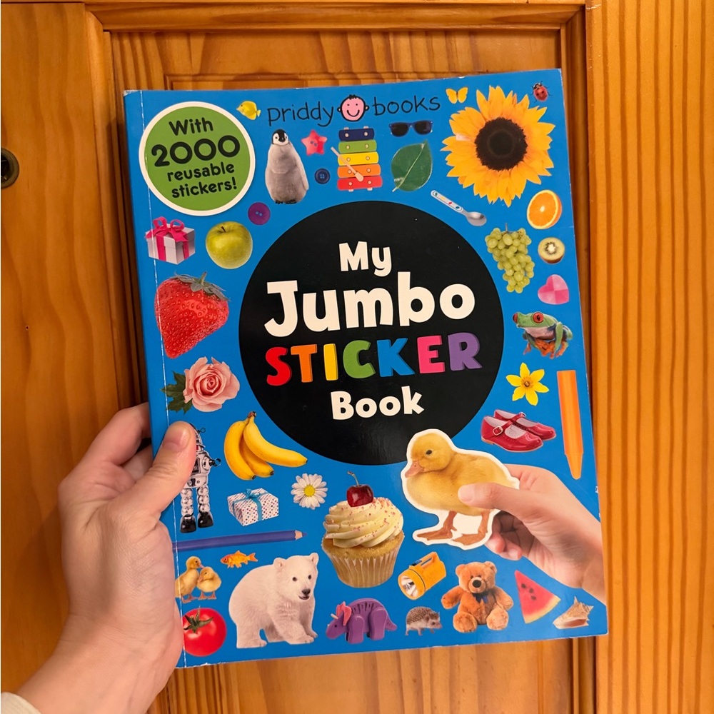 My Jumbo Sticker Book - Blue